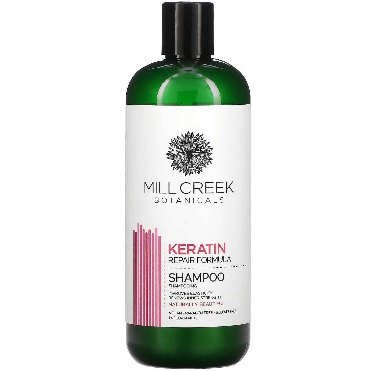 Mill Creek Botanicals Шампунь с кератином восстанавливающая формула 14 жидких унций (414 мл)
Mill Creek Botanicals Шампунь с кератином восстанавливающая формула 14 жидких унций (414 мл)