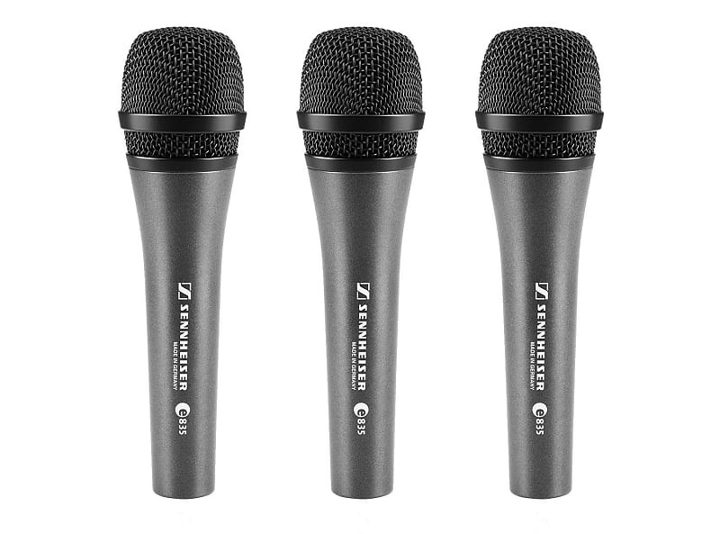 Динамический микрофон Sennheiser e835 Dynamic Mic (3-pack)
Динамический микрофон Sennheiser e835 Dynamic Mic (3-pack)
