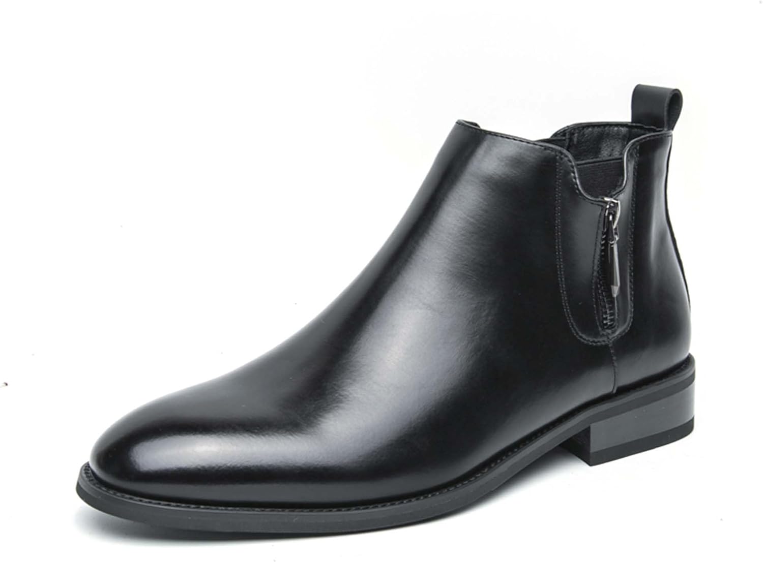 Мужские ботинки челси, модные, с боковой молнией, остроносые, деловые, повседневные, формальные, нескользящие, удобные, подходят для офиса, униформы, костюма, свадьбы, банкета, фрака, высокие кожаные ботинки Generic, черный
Мужские ботинки челси, модные, с боковой молнией, остроносые, деловые, повседневные, формальные, нескользящие, удобные, подходят для офиса, униформы, костюма, свадьбы, банкета, фрака, высокие кожаные ботинки Generic, черный