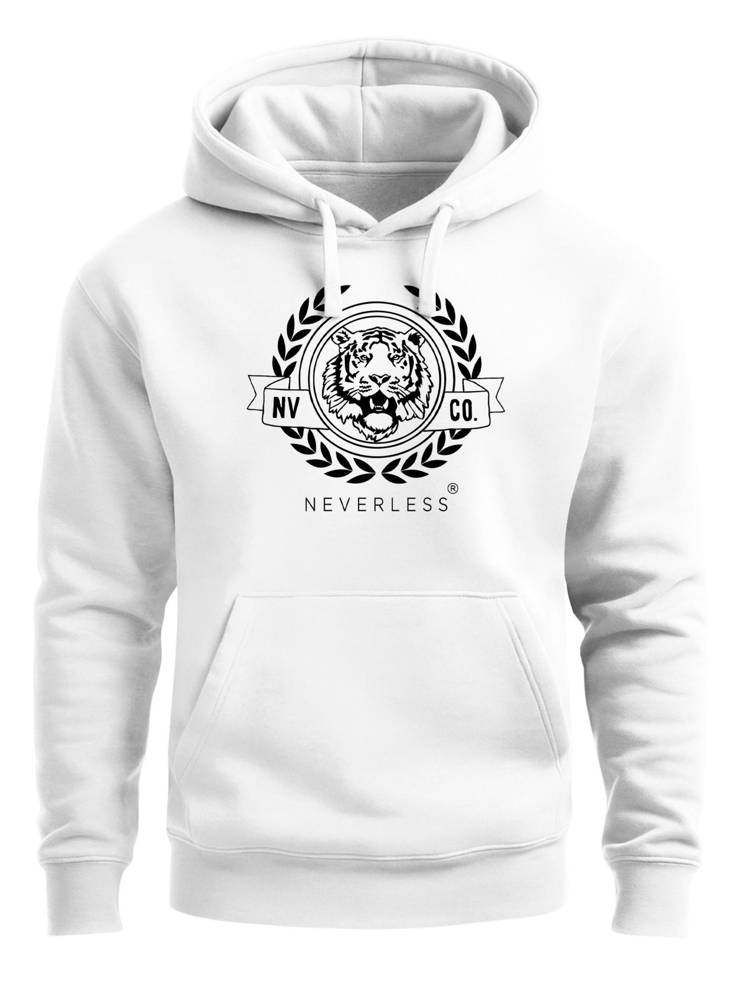 Neverless Толстовка 'Academic Tiger' в шерсти белый
Neverless Толстовка 'Academic Tiger' в шерсти белый