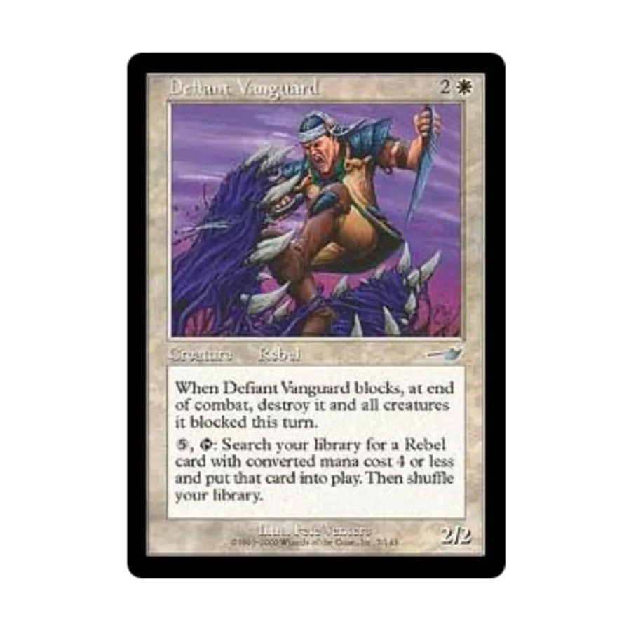 CCG Дефайант Авангард (U), MTG - Nemesis
CCG Дефайант Авангард (U), MTG - Nemesis