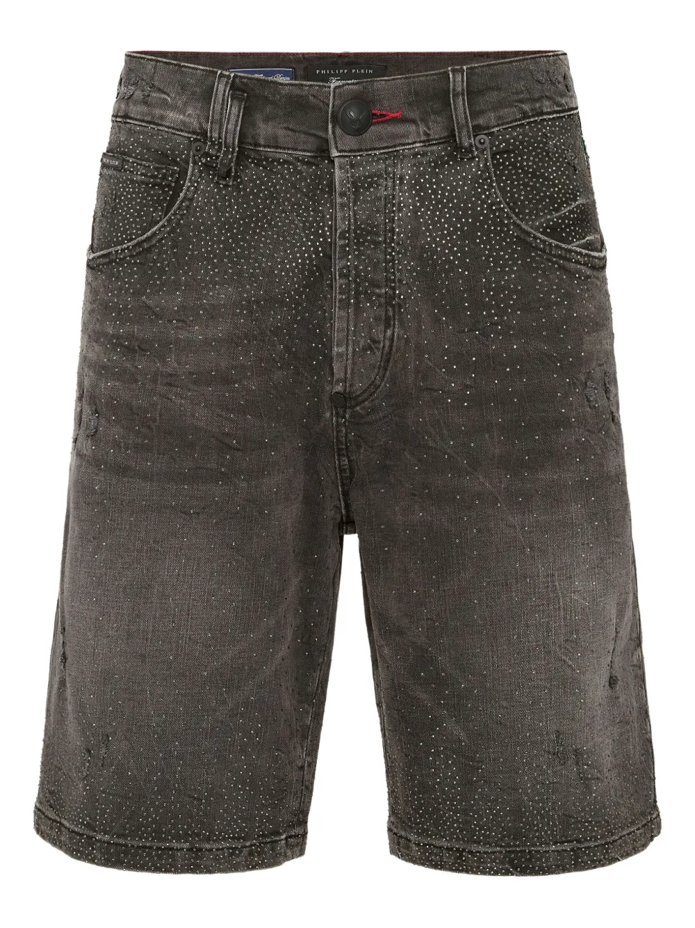 Шорты со стразами Philipp Plein, серый
Шорты со стразами Philipp Plein, серый