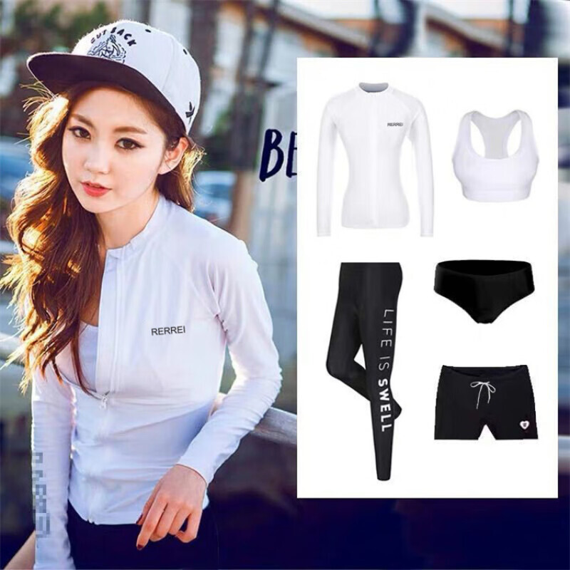 SBART SAILBEE гидрокостюм женский раздельный купальник быстросохнущий костюм медузы для серфинга белый комплект из пяти предметов на молнии S-XL
SBART SAILBEE гидрокостюм женский раздельный купальник быстросохнущий костюм медузы для серфинга белый комплект из пяти предметов на молнии S-XL