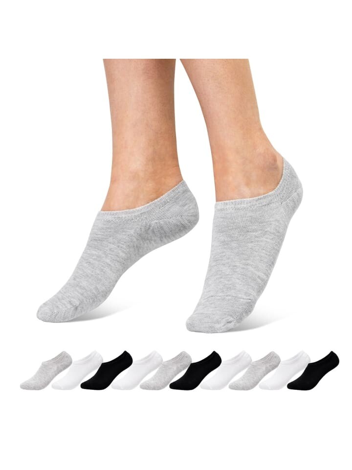 Носки Occulto 10er Pack Füsslinge Susi, цвет Weiß-Grau-Schwarz
Носки Occulto 10er Pack Füsslinge Susi, цвет Weiß-Grau-Schwarz