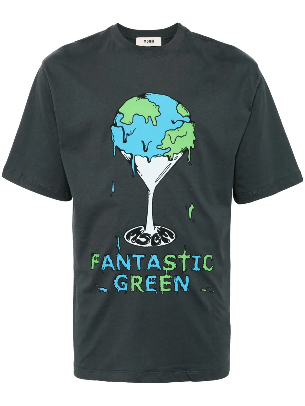 Футболка с графичным принтом MSGM, серый
Футболка с графичным принтом MSGM, серый