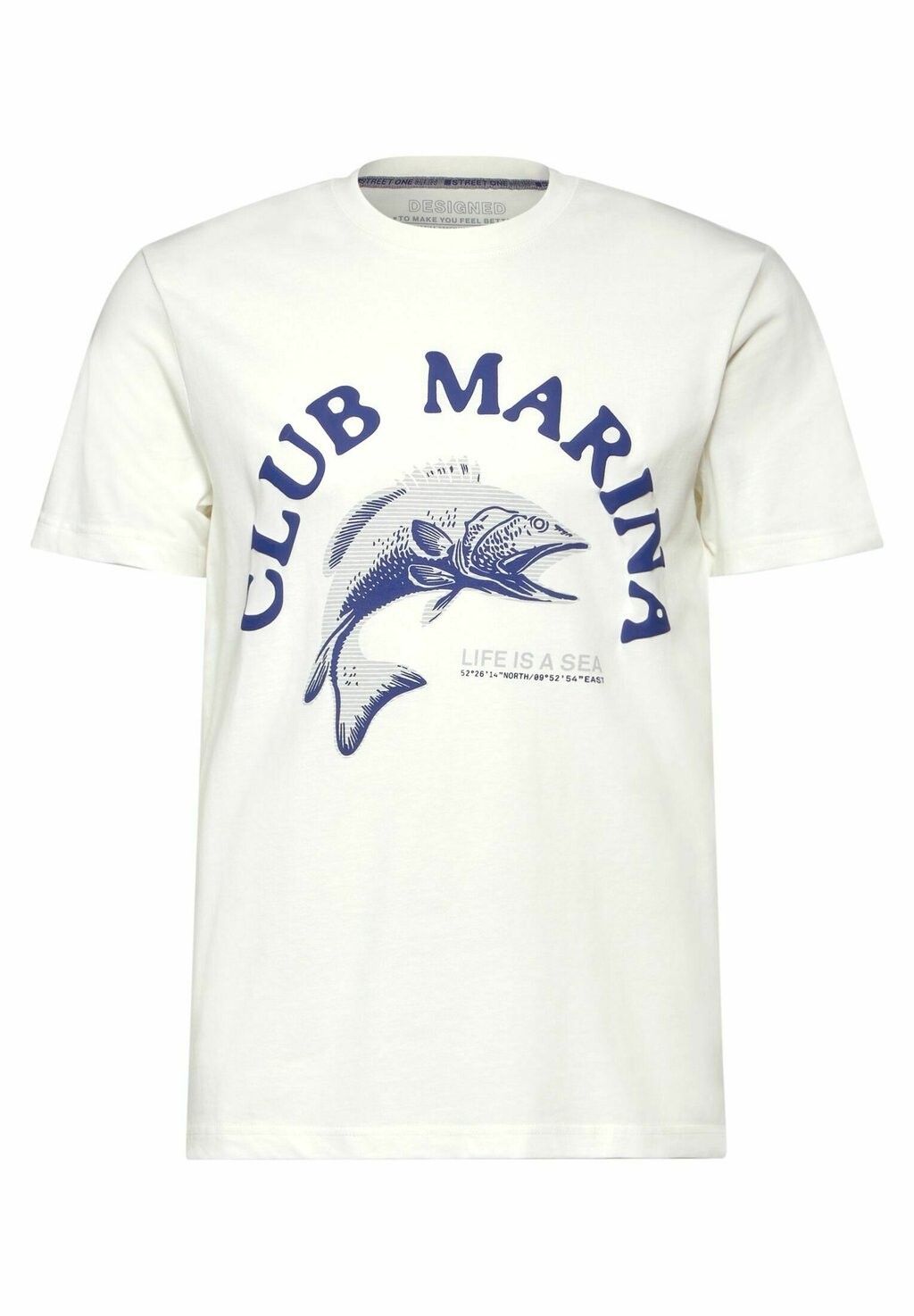 Принт на футболке Street One MEN, белый
Принт на футболке Street One MEN, белый