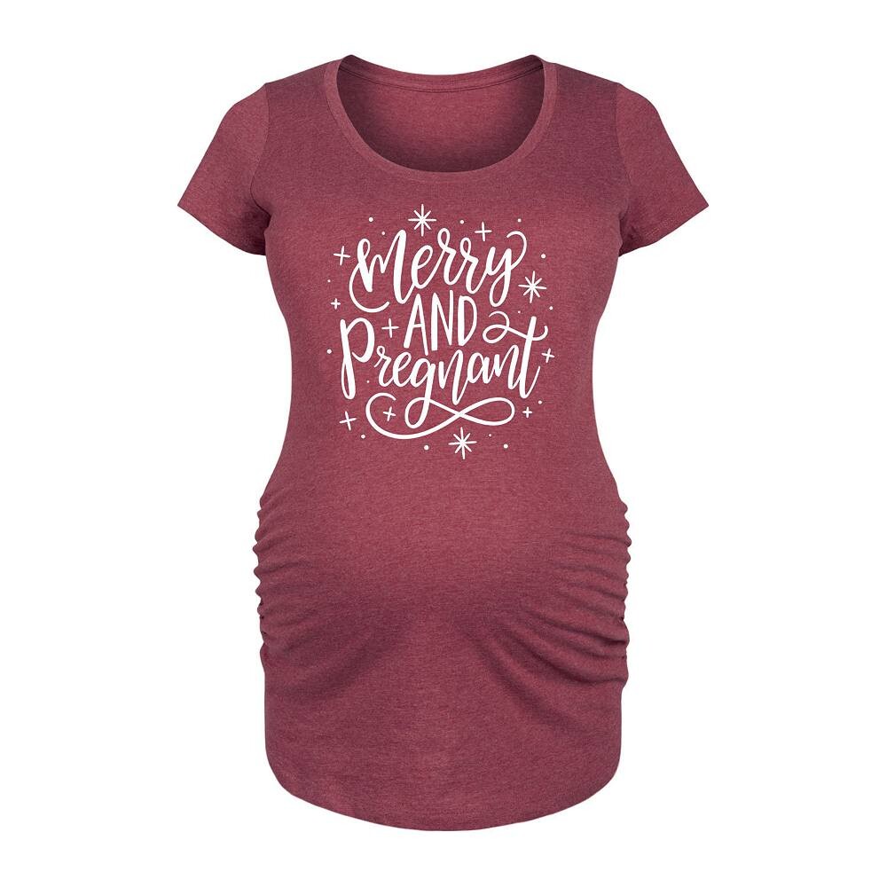 Футболка Merry And Pregnant с рисунком для беременных Licensed Character, цвет Heather Red
Футболка Merry And Pregnant с рисунком для беременных Licensed Character, цвет Heather Red