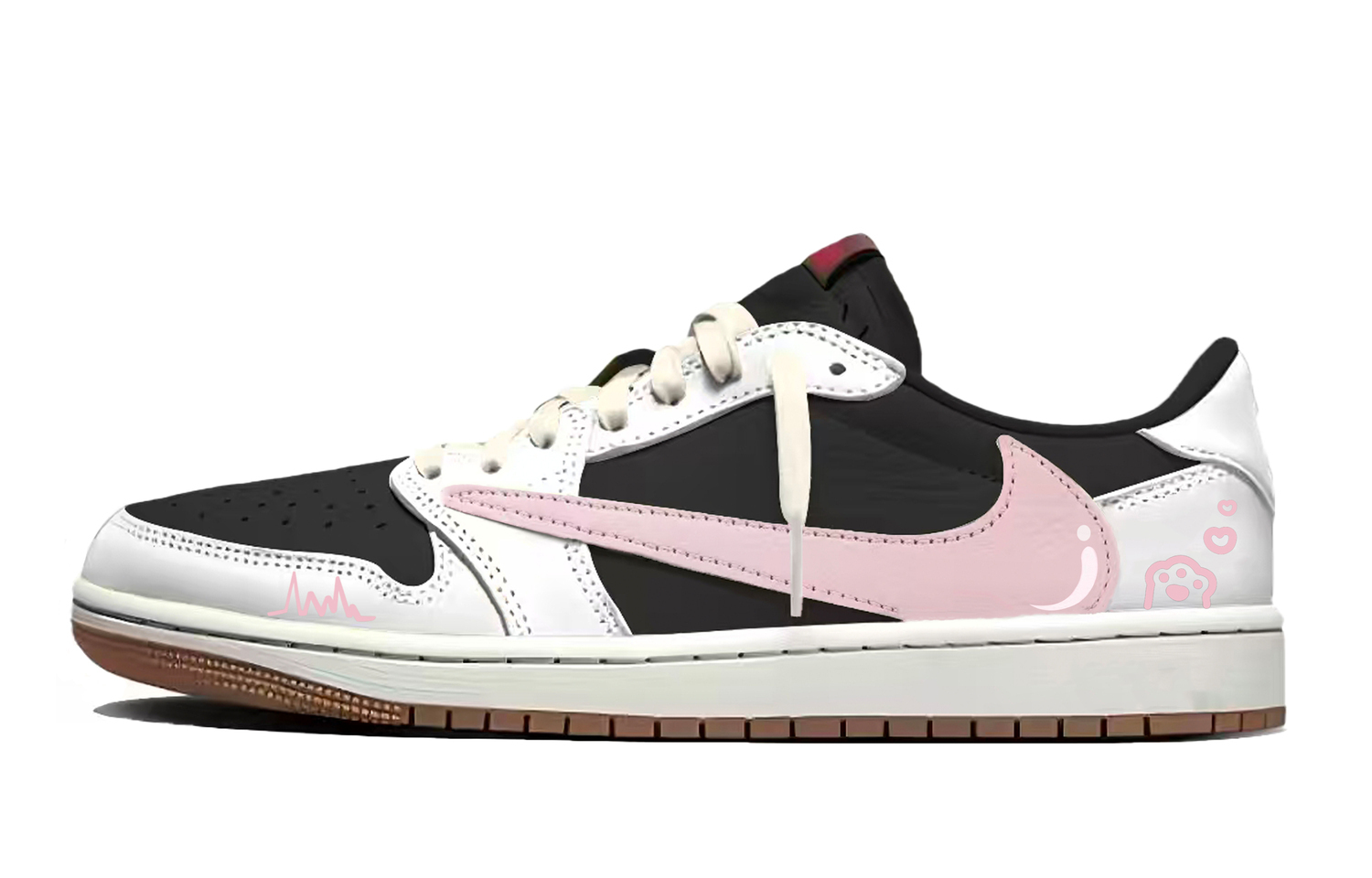 Jordan Travis Scott x Air 1 Travis Scott X AJ1 Low Collaboration Low top Vintage Basketball Shoes Unisex Pink
Jordan Travis Scott x Air 1 Travis Scott X AJ1 Low Collaboration Low top Vintage Basketball Shoes Unisex Pink