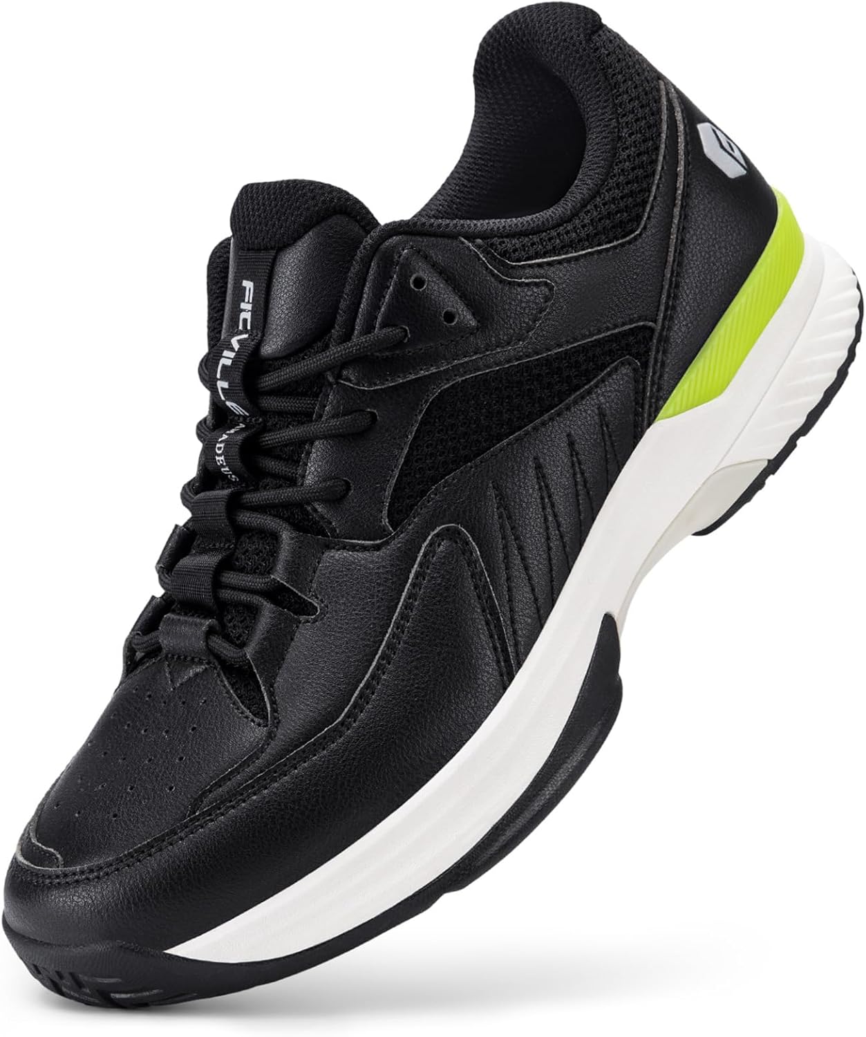 Мужские широкие кроссовки FitVille для пэтклбола и тенниса на всех покрытиях с поддержкой свода стопы при плантарном фасциите, черный
Мужские широкие кроссовки FitVille для пэтклбола и тенниса на всех покрытиях с поддержкой свода стопы при плантарном фасциите, черный