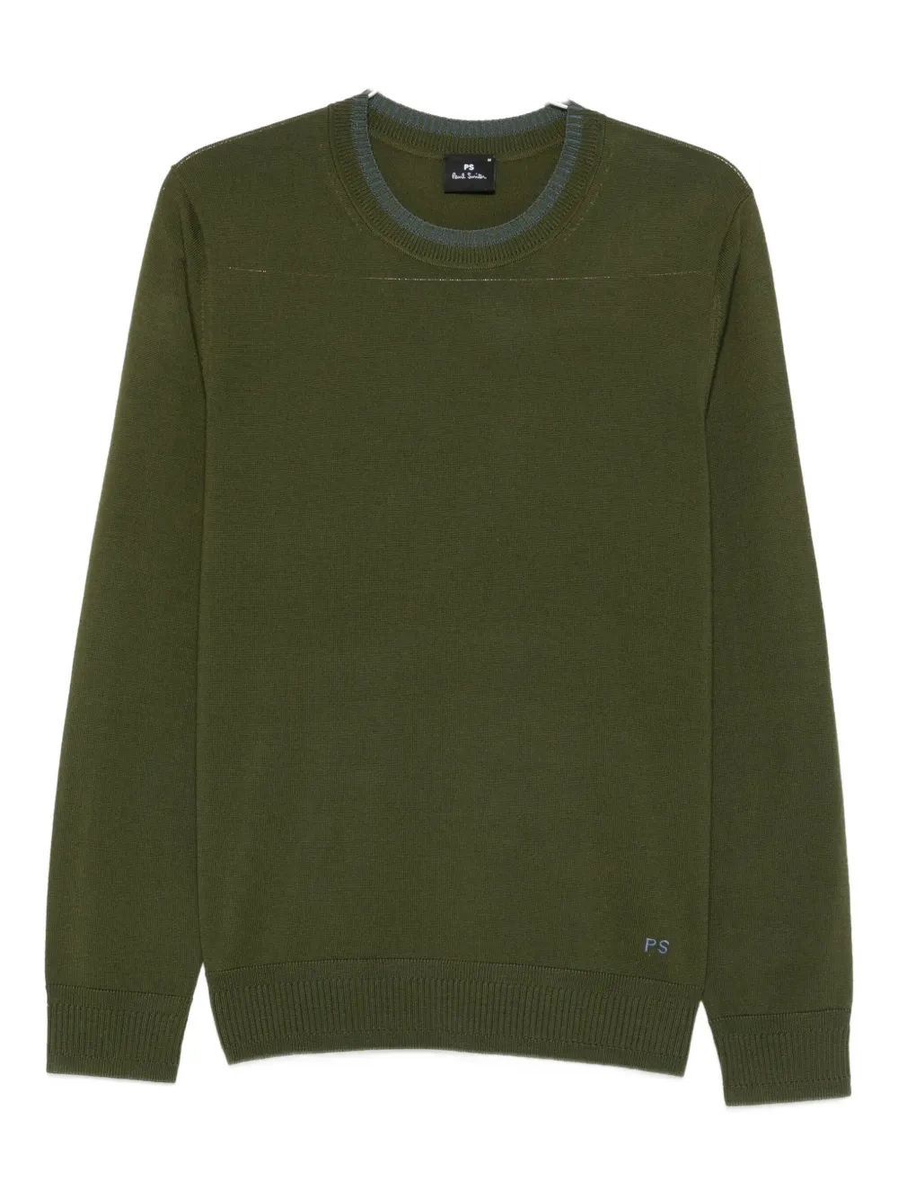 Шерстяной свитер с круглым вырезом PS Paul Smith, зеленый
Шерстяной свитер с круглым вырезом PS Paul Smith, зеленый