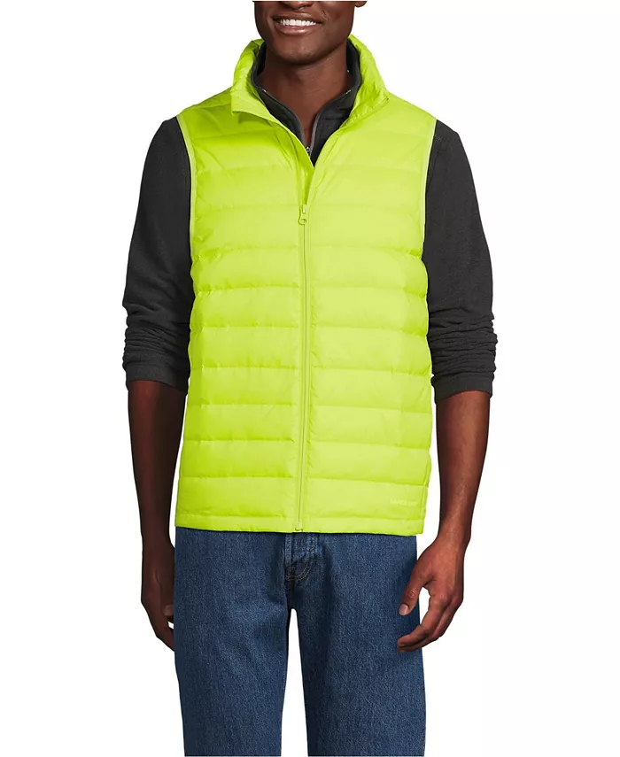 Мужская утепленная жилетка Wanderweight с пуховым наполнителем, складывающаяся в сумку Lands' End, зеленый
Мужская утепленная жилетка Wanderweight с пуховым наполнителем, складывающаяся в сумку Lands' End, зеленый