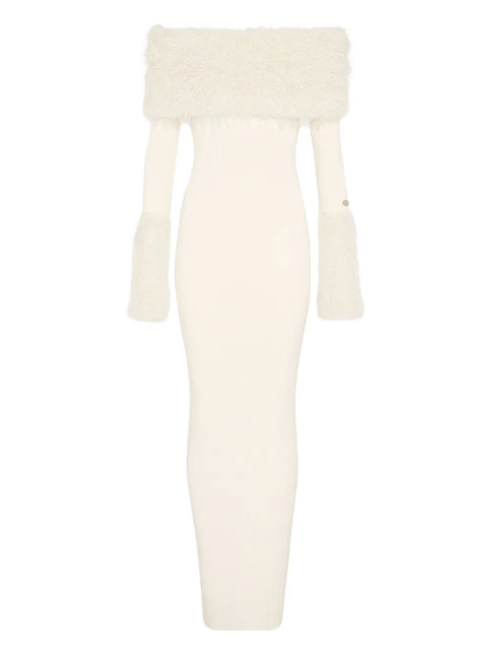 Платье в рубчик с искусственным мехом Jean Paul Gaultier, нейтральный
Платье в рубчик с искусственным мехом Jean Paul Gaultier, нейтральный