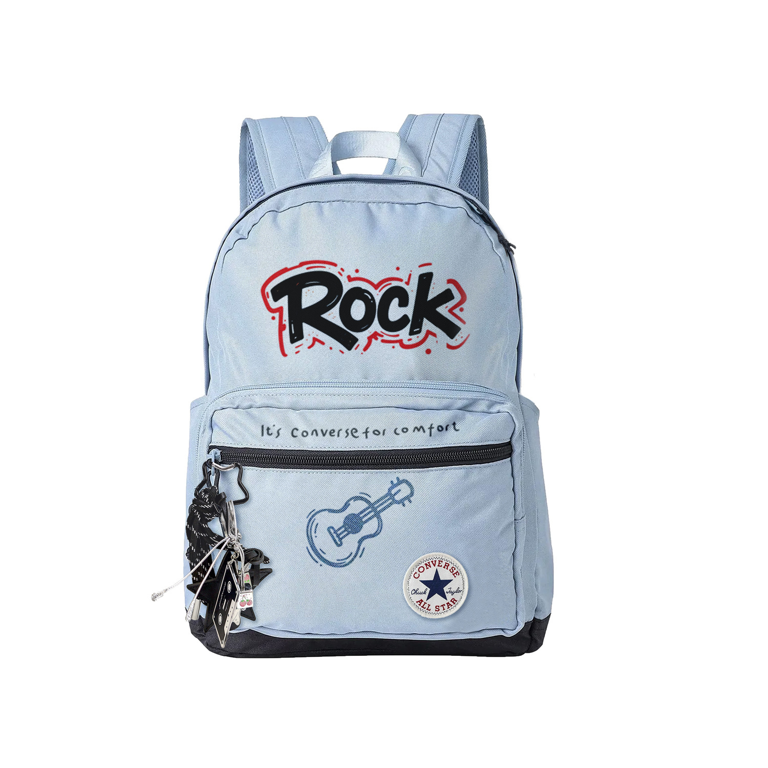 Converse Полиэстеровый рюкзак среднего размера унисекс голубого цвета с ручной росписью, Blue Rhythm
Converse Полиэстеровый рюкзак среднего размера унисекс голубого цвета с ручной росписью, Blue Rhythm