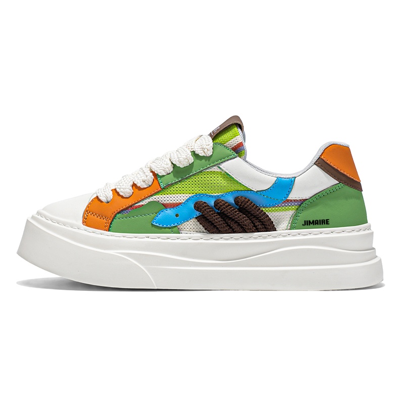 King Jinmai Дышащие низкие скейтерские кроссовки мужские зеленые, цвет Green
King Jinmai Дышащие низкие скейтерские кроссовки мужские зеленые, цвет Green