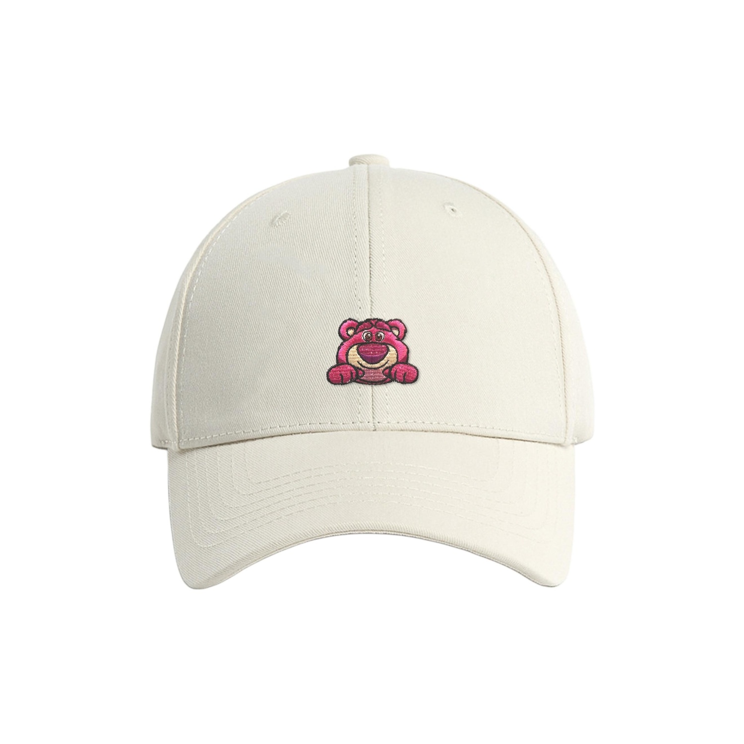 Disney Бейсболка хлопковая унисекс серии Strawberry Bear, Ecru 
Disney Бейсболка хлопковая унисекс серии Strawberry Bear, Ecru