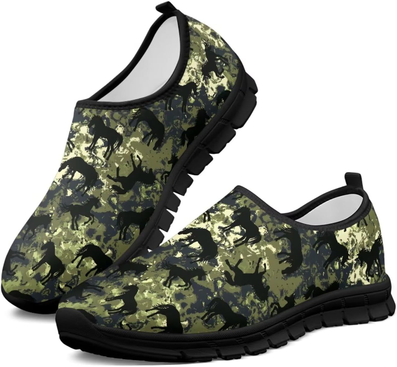 Мужские слипоны Howilath, повседневные кроссовки для бега, противоскользящие лоферы, обувь без шнурков для путешествий и тренировок, Camouflage Horse
Мужские слипоны Howilath, повседневные кроссовки для бега, противоскользящие лоферы, обувь без шнурков для путешествий и тренировок, Camouflage Horse