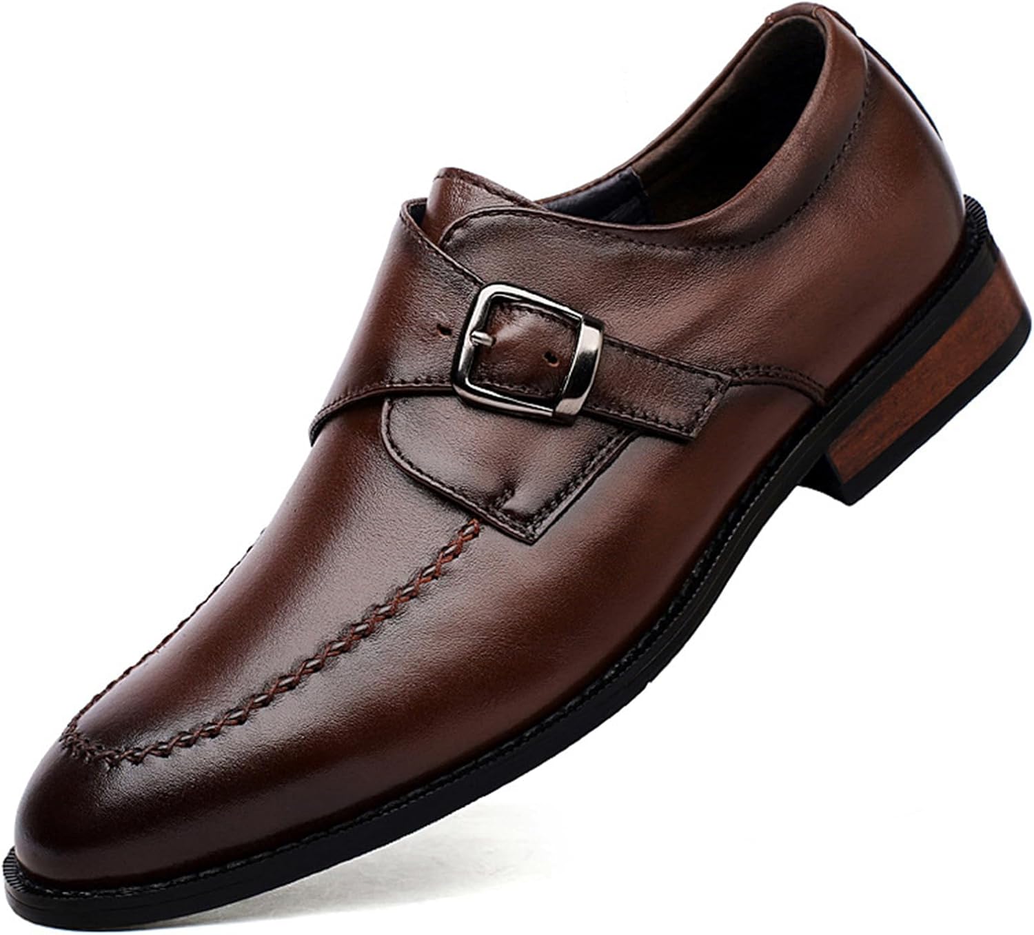 Мужские классические туфли Монк с ремешком для офиса и бизнеса, удобные Оксфорды Pucepen, коричневый
Мужские классические туфли Монк с ремешком для офиса и бизнеса, удобные Оксфорды Pucepen, коричневый