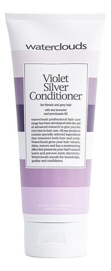 Кондиционер с фиолетовым пигментом, нейтрализующим желтизну на светлых и седых волосах, 1000 мл Waterclouds, Violet Silver
Кондиционер с фиолетовым пигментом, нейтрализующим желтизну на светлых и седых волосах, 1000 мл Waterclouds, Violet Silver