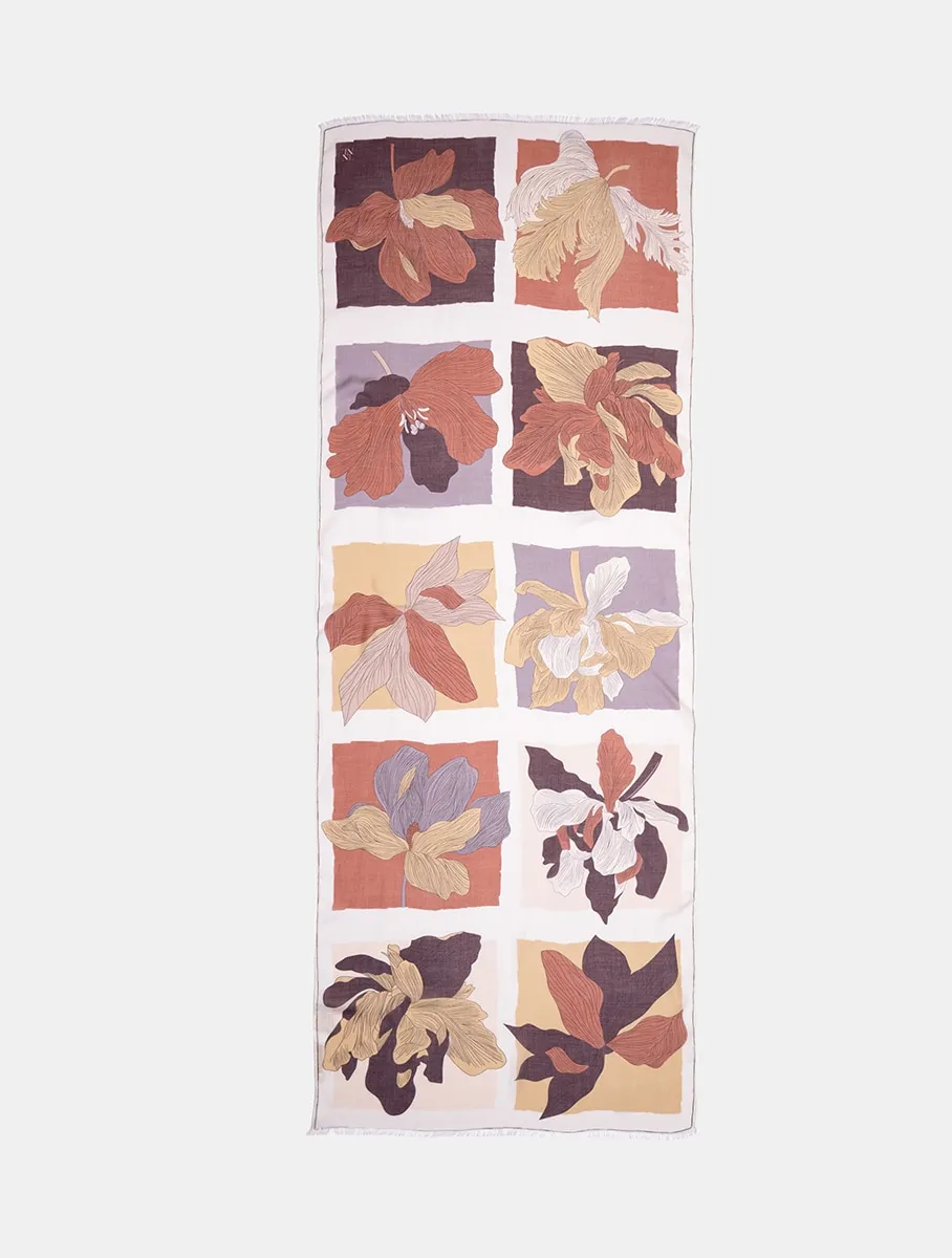 Женский шарф с цветочным принтом в клетчатой рамке Naulover, красный
Женский шарф с цветочным принтом в клетчатой рамке Naulover, красный