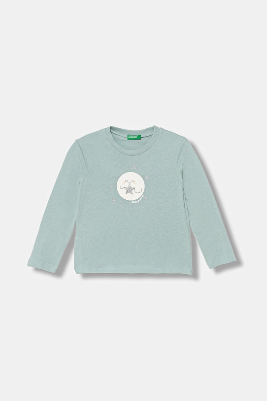 Детская хлопковая кофта с длинным рукавом United Colors Of Benetton, бирюзовый
Детская хлопковая кофта с длинным рукавом United Colors Of Benetton, бирюзовый