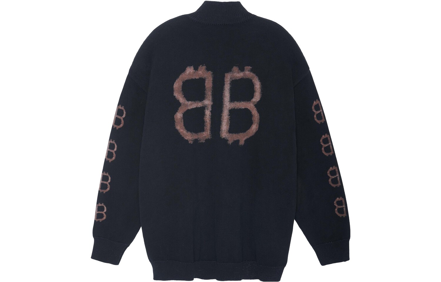 Свитер мужской Balenciaga, черный / коричневый
Свитер мужской Balenciaga, черный / коричневый