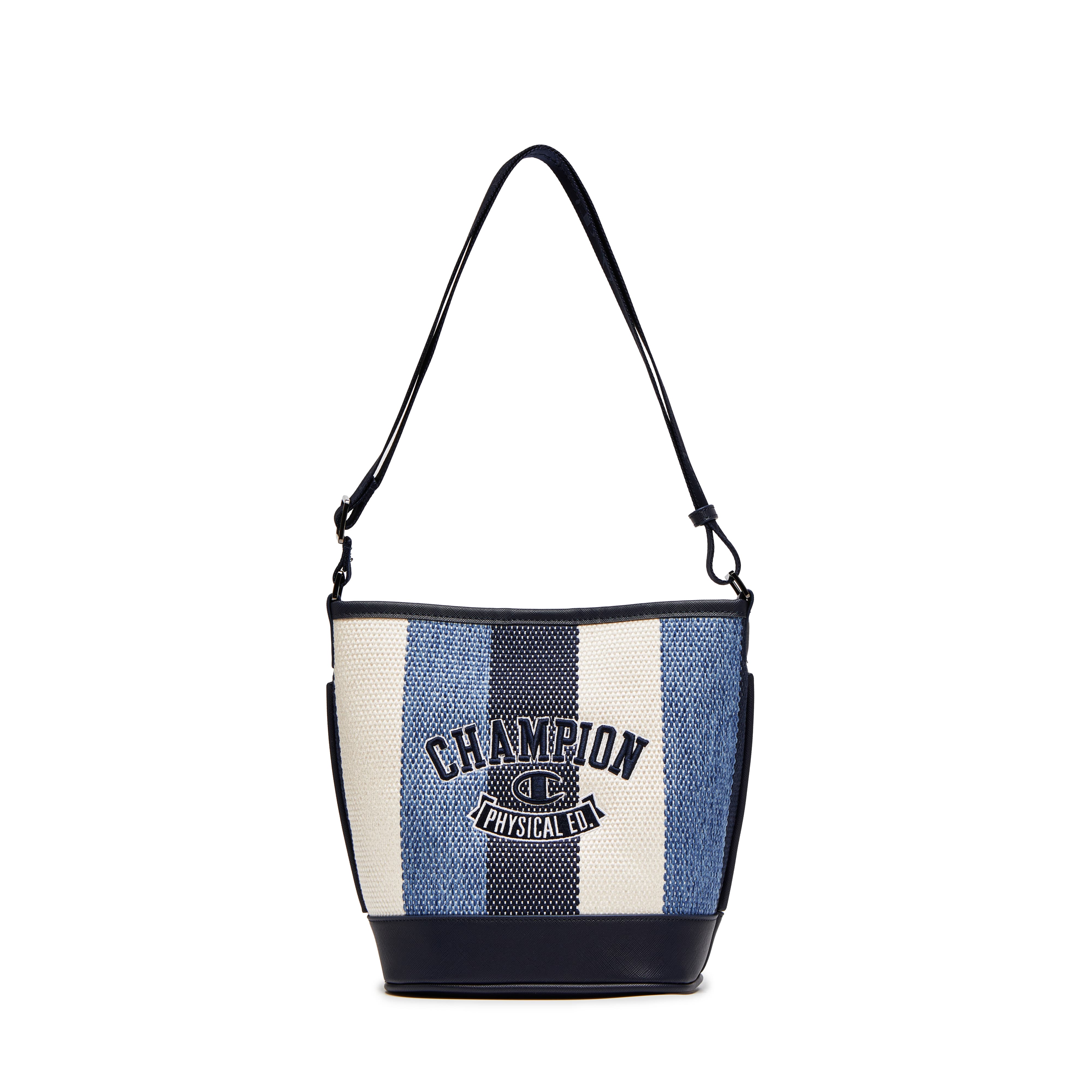 Champion Тканевая наплечная сумка среднего размера унисекс темно-синий/светло-коричневый/черный/голубой/светло-голубой деним, Blue White Stripes-25
Champion Тканевая наплечная сумка среднего размера унисекс темно-синий/светло-коричневый/черный/голубой/светло-голубой деним, Blue White Stripes-25