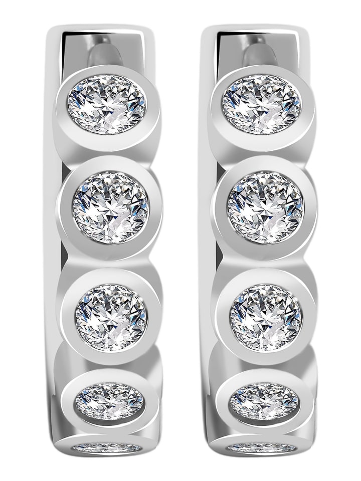 Adeliás Женские серьги - серьги-кольца на шарнирах из серебра 925 пробы с кубическим цирконием в серебре
Adeliás Женские серьги - серьги-кольца на шарнирах из серебра 925 пробы с кубическим цирконием в серебре