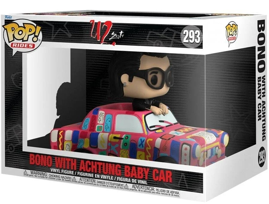 Funko POP! Аттракционы, коллекционная фигурка, U2, Bono with Achtung Baby Car, 293
Funko POP! Аттракционы, коллекционная фигурка, U2, Bono with Achtung Baby Car, 293
