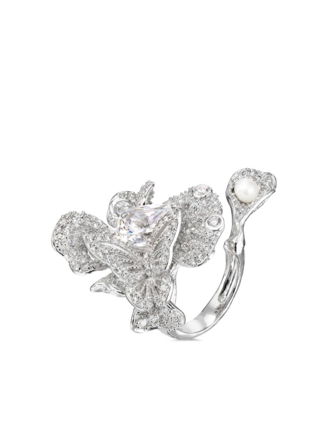 Кольцо Diamond Peony Butterfly из белого золота с бриллиантами и жемчугом Anabela Chan, белый
Кольцо Diamond Peony Butterfly из белого золота с бриллиантами и жемчугом Anabela Chan, белый