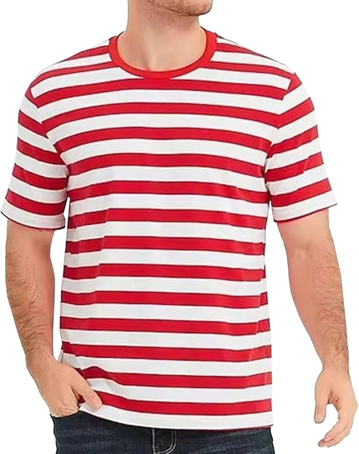 Мужская футболка с коротким рукавом в полоску, свободного кроя, Plus Size Maiyifu-GJ
Мужская футболка с коротким рукавом в полоску, свободного кроя, Plus Size Maiyifu-GJ