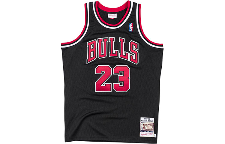 Майка Chicago Bulls альтернативная 1997-98 Майкл Джордан аутентичная Mitchell Ness, черная коробка
Майка Chicago Bulls альтернативная 1997-98 Майкл Джордан аутентичная Mitchell Ness, черная коробка