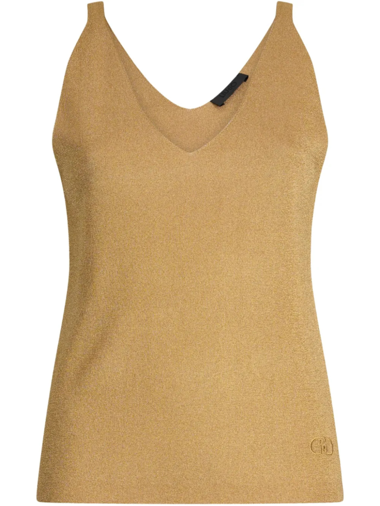 LIU JO металлизированная майка с v-образным вырезом, нейтральный
LIU JO металлизированная майка с v-образным вырезом, нейтральный