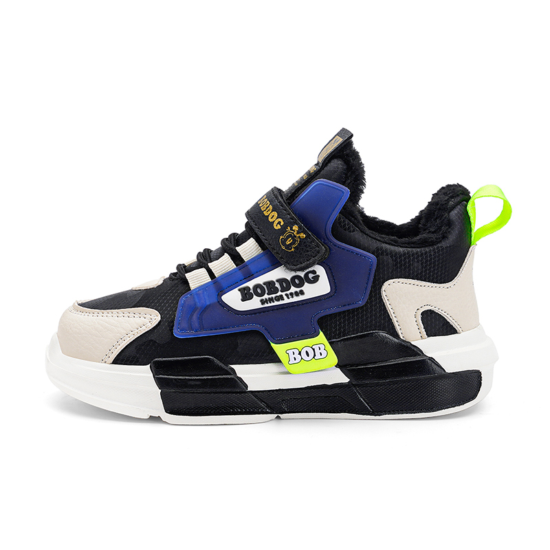 Нескользящие и износостойкие водостойкие теплые низкие детские кроссовки для повседневной носки BOBDOG, черный/синий
Нескользящие и износостойкие водостойкие теплые низкие детские кроссовки для повседневной носки BOBDOG, черный/синий