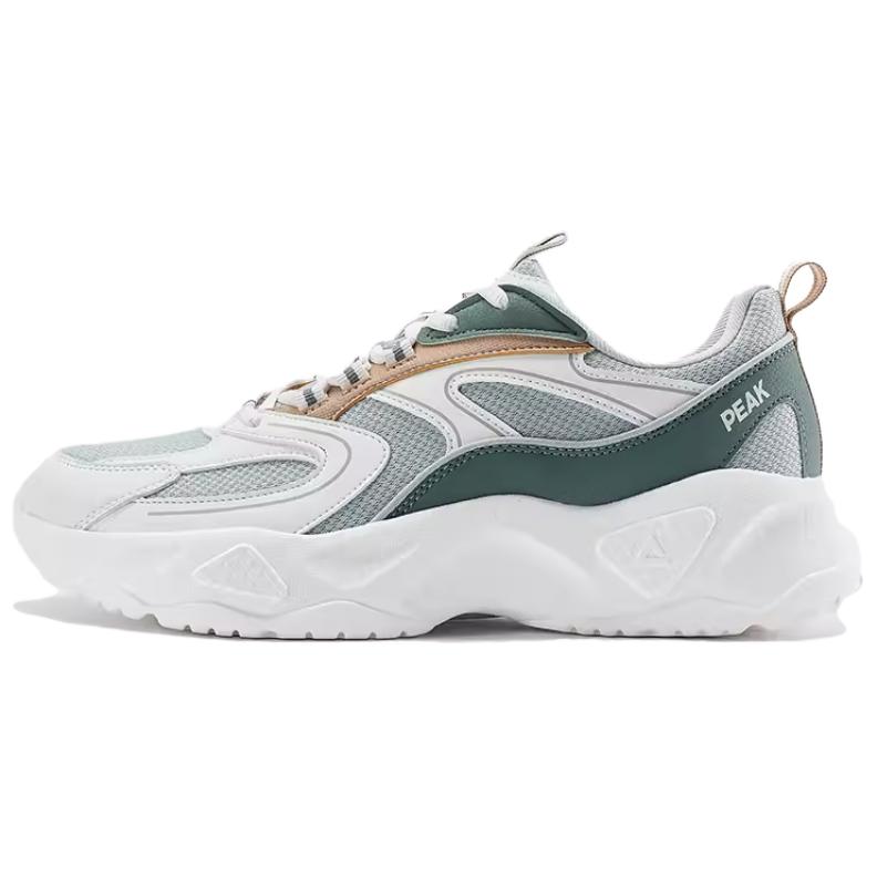 PEAK Удобные нескользящие износостойкие повседневные кроссовки мужские White Green
PEAK Удобные нескользящие износостойкие повседневные кроссовки мужские White Green