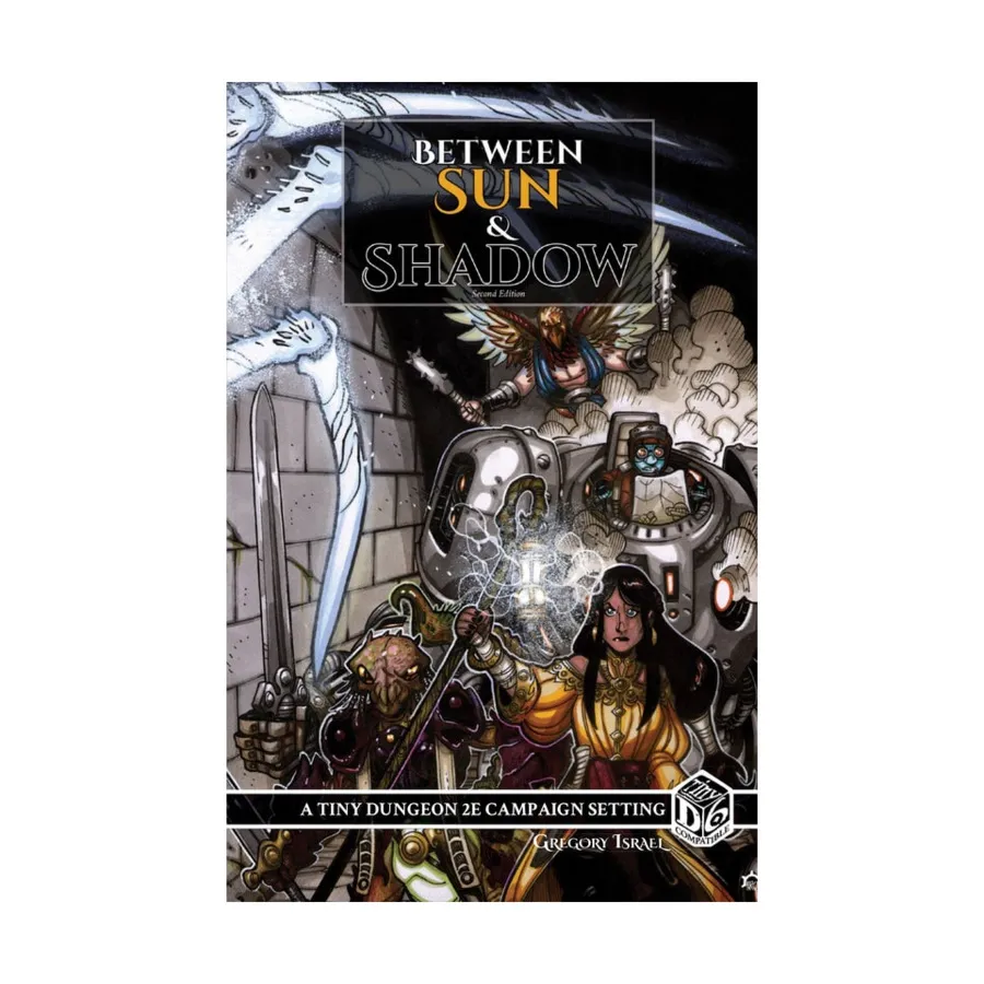 Between Sun & Shadow (Second Edition), Tiny D6 Compatible (Blue Oxrat), мягкая обложка 
Between Sun & Shadow (Second Edition), Tiny D6 Compatible (Blue Oxrat), мягкая обложка