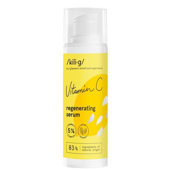 Регенерирующая сыворотка для лица, 30 мл Kilig Vitamin c
Регенерирующая сыворотка для лица, 30 мл Kilig Vitamin c