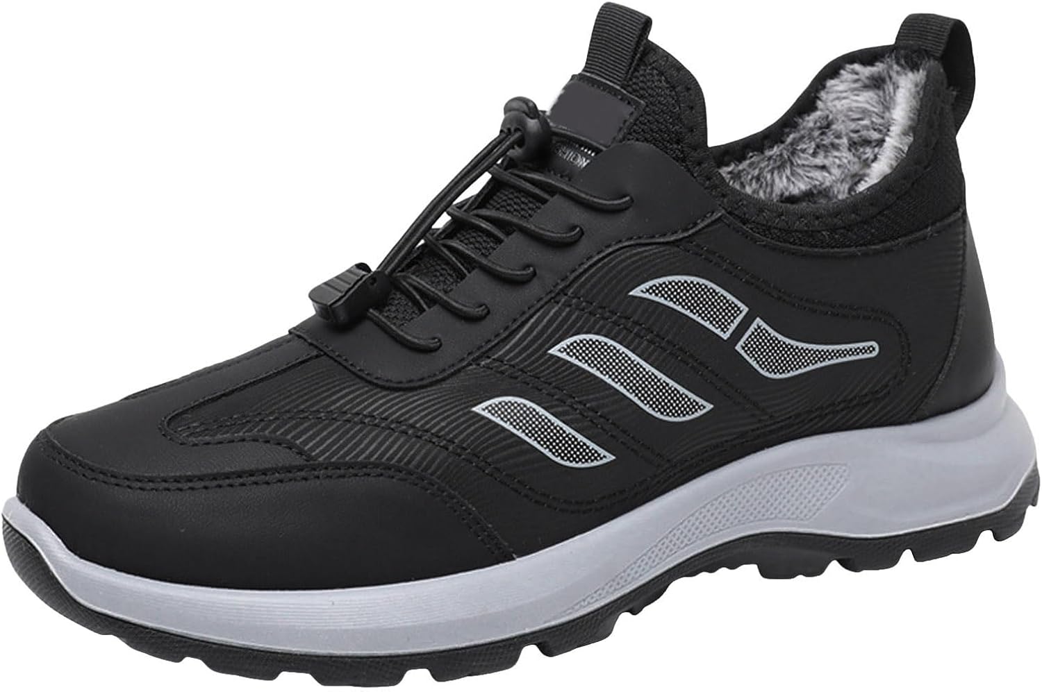 Зимние ботинки IWIHMIV для мужчин, теплые хлопковые прогулочные ботинки, удобные нескользящие ботинки до щиколотки, походная обувь для улицы, черный
Зимние ботинки IWIHMIV для мужчин, теплые хлопковые прогулочные ботинки, удобные нескользящие ботинки до щиколотки, походная обувь для улицы, черный