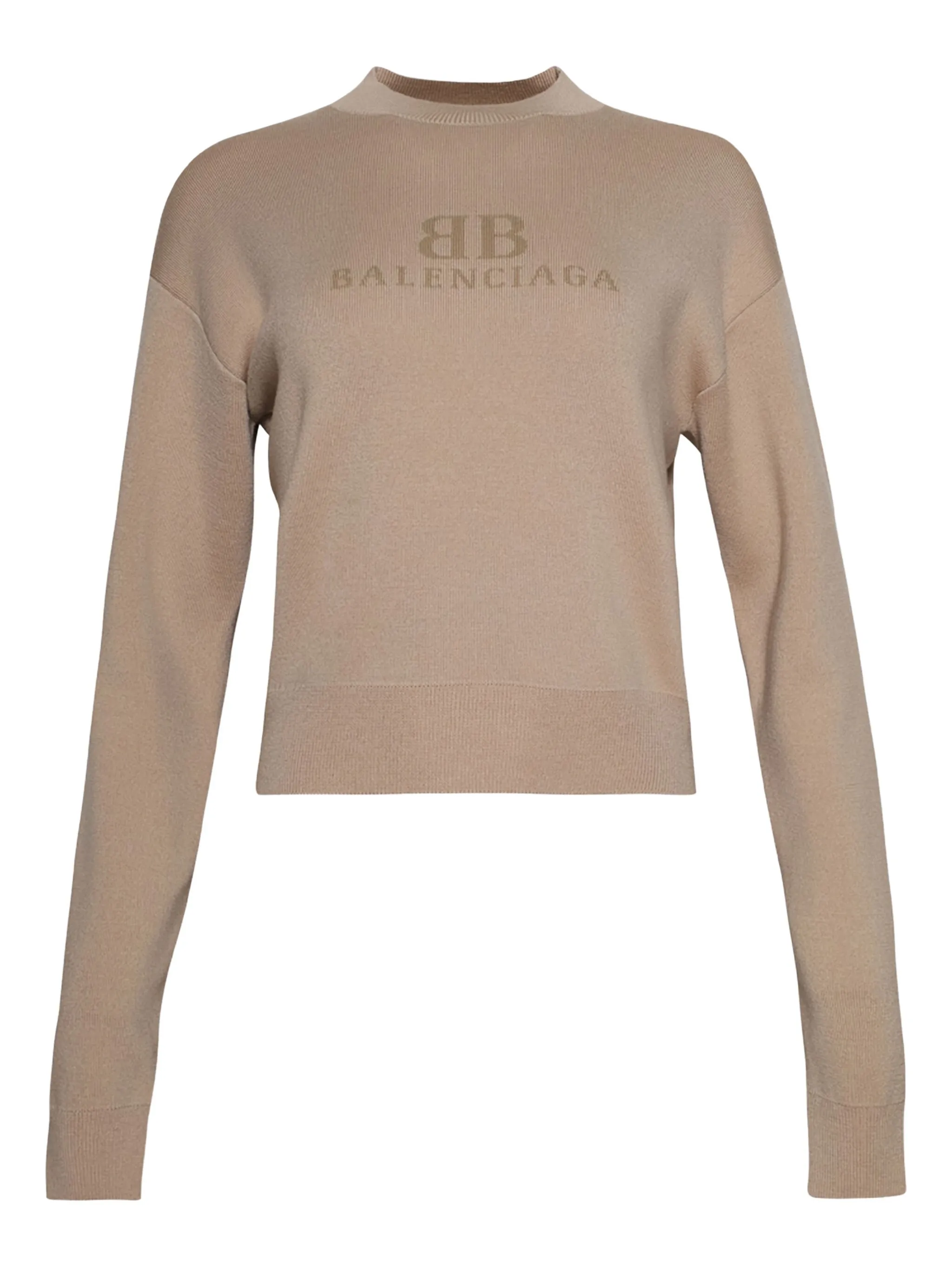 Топ с жаккардовым логотипом Balenciaga, бежевый
Топ с жаккардовым логотипом Balenciaga, бежевый
