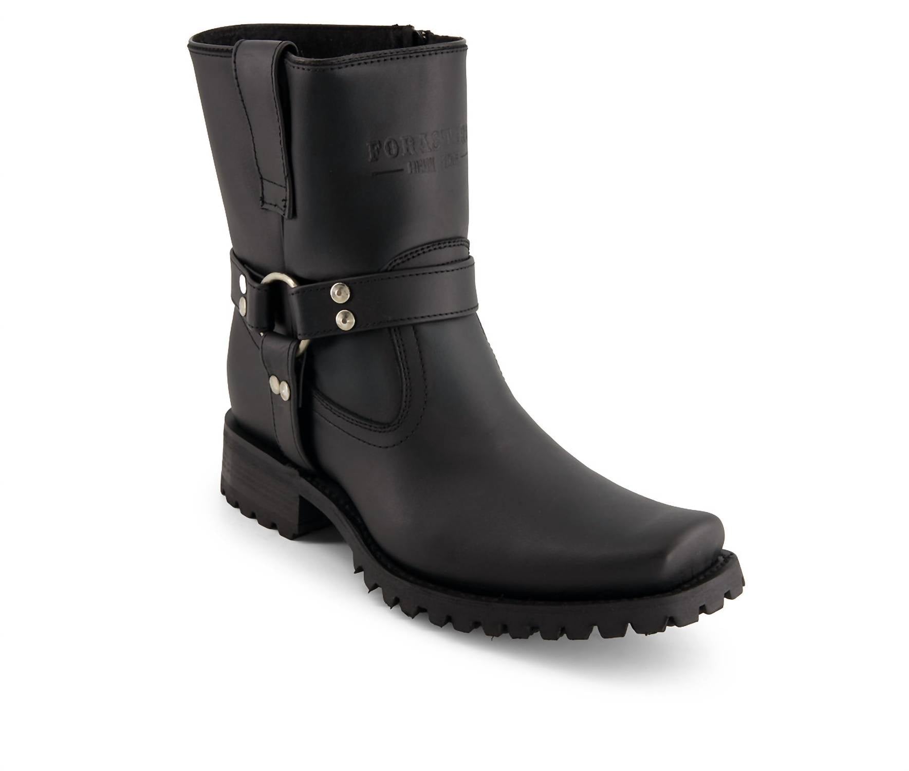 Мужские кожаные байкерские ботинки с застежкой-молнией, черные Forastero, черный
Мужские кожаные байкерские ботинки с застежкой-молнией, черные Forastero, черный