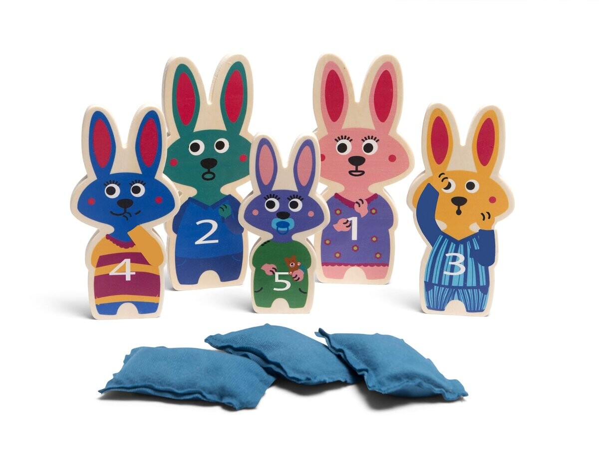 Зайчики, аркадная игра, BS Toys, деревянные
Зайчики, аркадная игра, BS Toys, деревянные