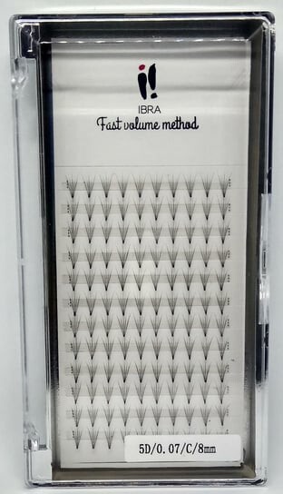 Метод быстрого объема 5D 0,07 C 8 мм Ibra, Lashes
Метод быстрого объема 5D 0,07 C 8 мм Ibra, Lashes