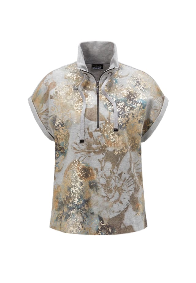 Короткий размер: толстовка с коротким рукавом Goldner, мультиколор
Короткий размер: толстовка с коротким рукавом Goldner, мультиколор