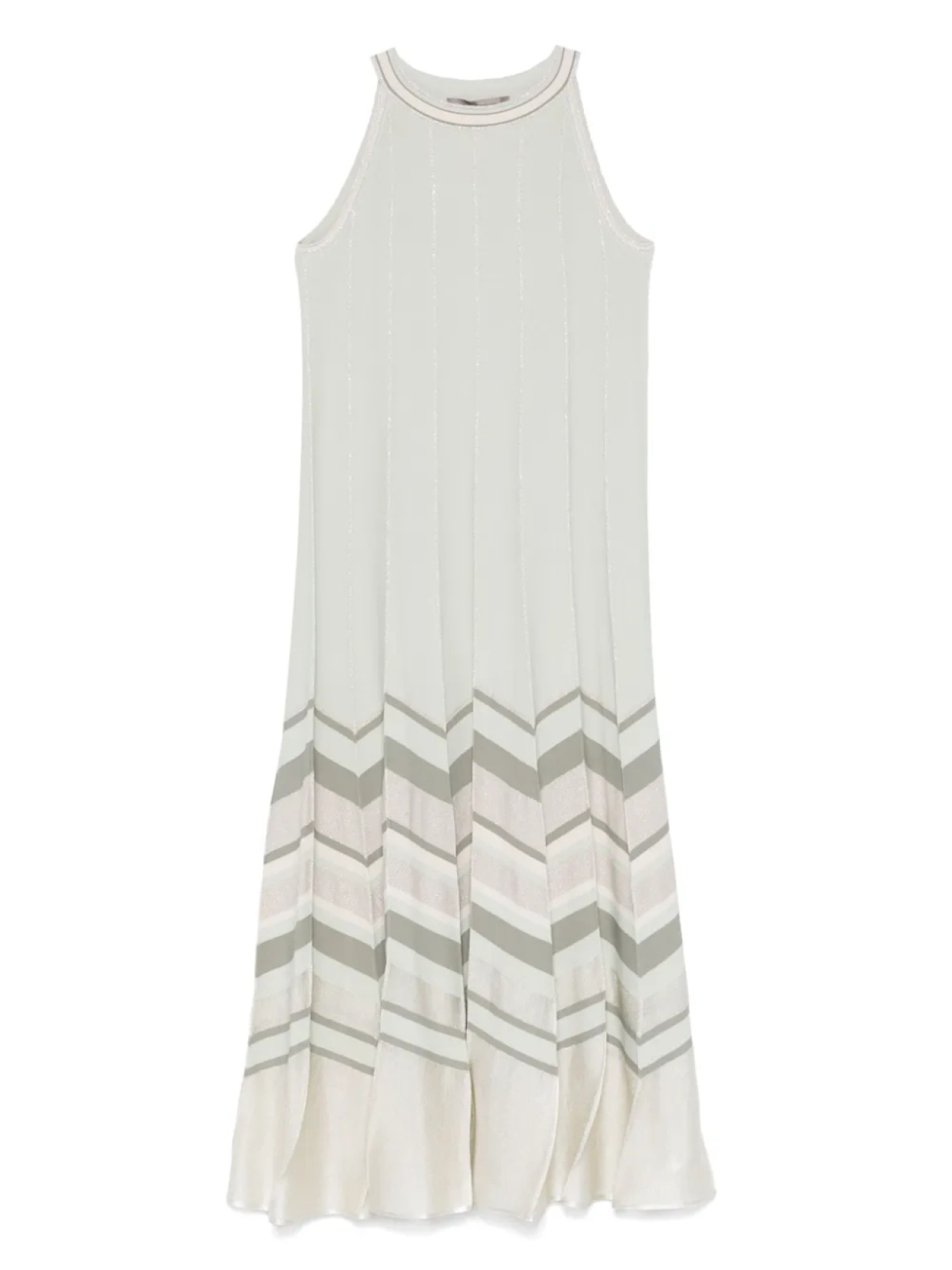 D. Платье миди с шевронным узором снаружи D.Exterior, зеленый 
D. Платье миди с шевронным узором снаружи D.Exterior, зеленый