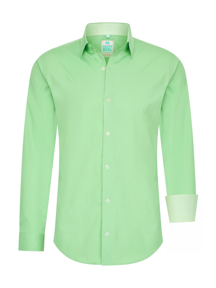 Рубашка пастельных тонов S - 6XL, облегающий хлопковый стрейч, оливкового цвета Rusty Neal
Рубашка пастельных тонов S - 6XL, облегающий хлопковый стрейч, оливкового цвета Rusty Neal