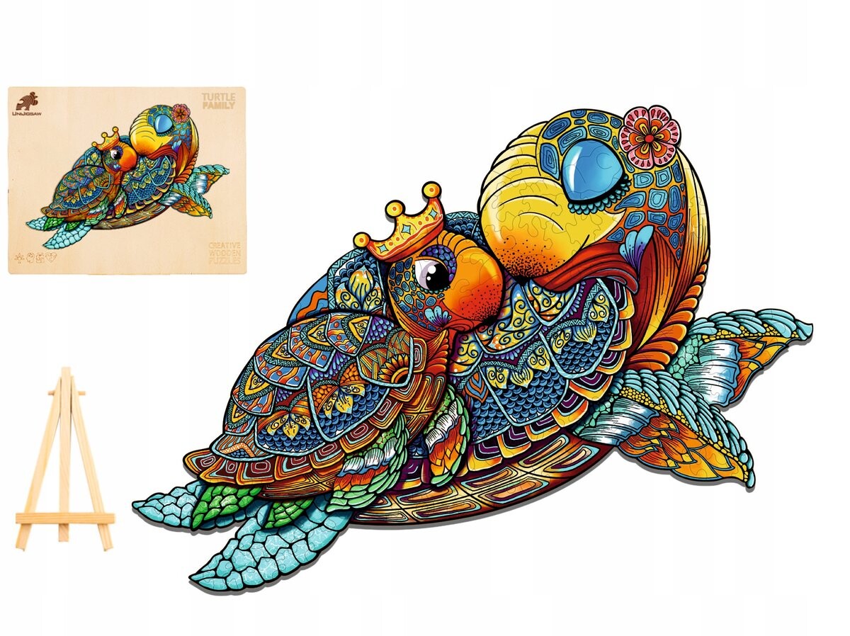 Деревянный Пазл Большой 255 Черепах Семья В Деревянной Коробке Pasjo24
Деревянный Пазл Большой 255 Черепах Семья В Деревянной Коробке Pasjo24