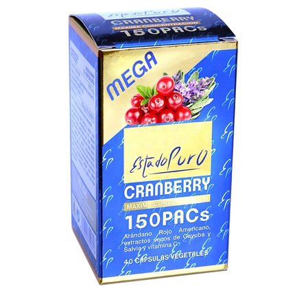 Estado Puro Cranberry Mega 150 40 капсул Tongil 
Estado Puro Cranberry Mega 150 40 капсул Tongil