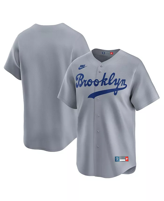 Мужская белая ретро-джерси Brooklyn Dodgers из коллекции Cooperstown Limited Nike
Мужская белая ретро-джерси Brooklyn Dodgers из коллекции Cooperstown Limited Nike