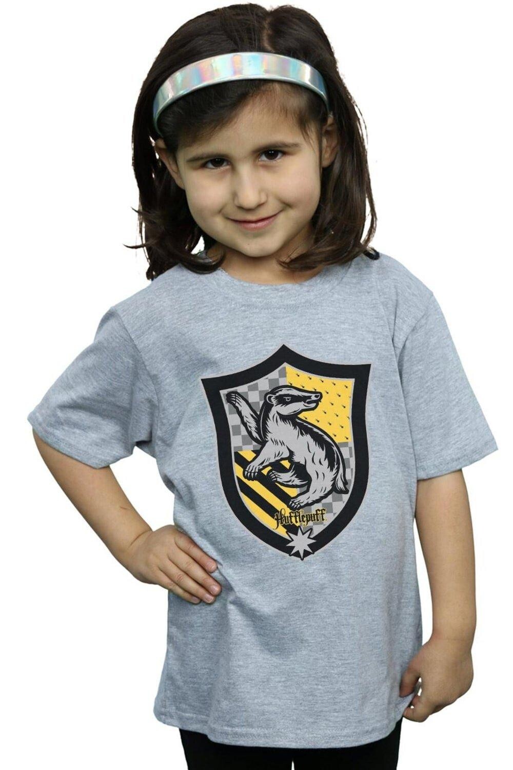Хлопковая футболка с гербом Хаффлпаффа Harry Potter, серый
Хлопковая футболка с гербом Хаффлпаффа Harry Potter, серый