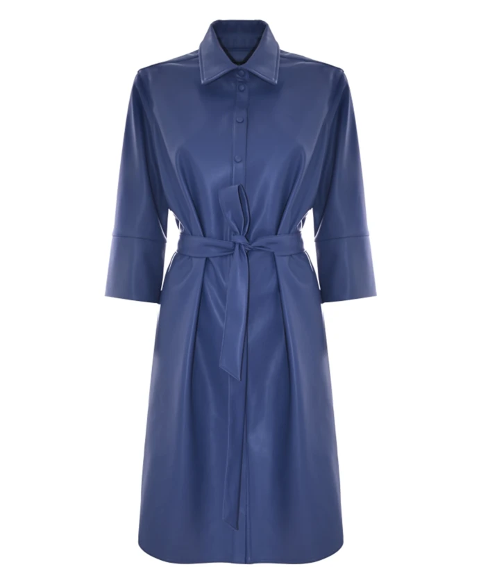 Элегантное платье миди с поясом Kocca, синий
Элегантное платье миди с поясом Kocca, синий