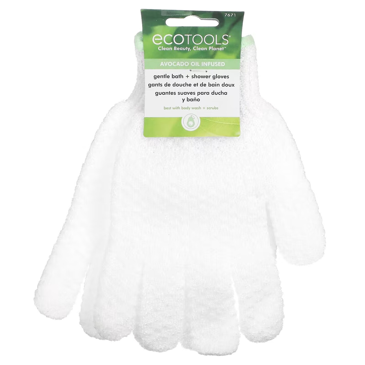 Перчатки-губка с маслом авокадо EcoTools Gentle Bath Shower Gloves
Перчатки-губка с маслом авокадо EcoTools Gentle Bath Shower Gloves